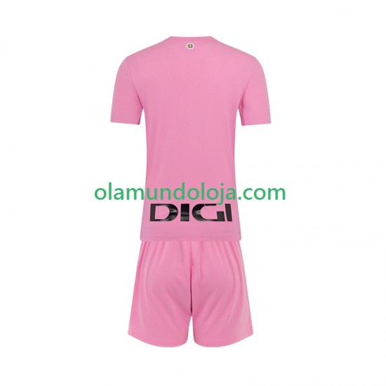 Camisola Athletic Bilbao Guarda-redes Criança Equipamento Segundo 2025-2026 Manga Curta